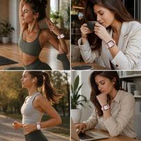 watch pro huawei - Tech-Protect nailono dirželis Huawei Watch Fit 3/4/4 Pro/5/5 Pro, šviesiai rožinė (Light pink) - 3 nuotrauka