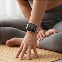 watch pro huawei - Tech-Protect nailono dirželis Huawei Watch Fit 3/4/4 Pro/5/5 Pro, šviesiai rožinė (Light pink) - 4 nuotrauka