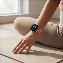 watch pro huawei - Tech-Protect nailono dirželis Huawei Watch Fit 3/4/4 Pro/5/5 Pro, šviesiai rožinė (Light pink) - 5 nuotrauka