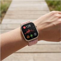 watch pro huawei - Tech-Protect nailono dirželis Huawei Watch Fit 3/4/4 Pro/5/5 Pro, šviesiai rožinė (Light pink) - 6 nuotrauka