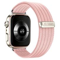 watch pro huawei - Tech-Protect nailono dirželis Huawei Watch Fit 3/4/4 Pro/5/5 Pro, šviesiai rožinė (Light pink) - 7 nuotrauka