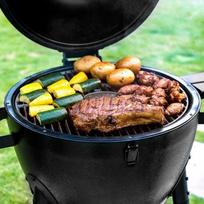grilis - Anglinis lauko grilis Kamado Char-Griller Akorn - 13 nuotrauka