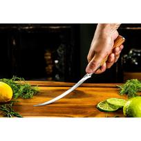 zuvies peilis - Japoniško stiliaus peilis Forged Style De Vie Olive, 385 mm, medis/japoniškas plienas - 4 nuotrauka