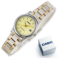 casio laikrodziai - CASIO LTP-V002SG-9A Moteriškas Laikrodis (Gold) + Dėžutė - 2 nuotrauka