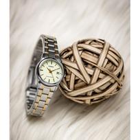 casio laikrodziai - CASIO LTP-V002SG-9A Moteriškas Laikrodis (Gold) + Dėžutė - 4 nuotrauka