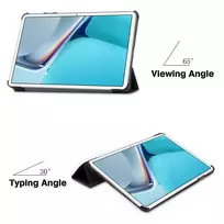 samsung s9 fe - iLike "Tri-Fold Eco-Leather Stand Case Samsung Galaxy Tab S9 FE" Sky Blue - 3 nuotrauka