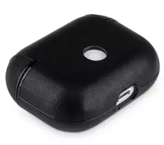 apple ausines - Korpuso galas, galinis dangtelis Evelatus               Leather Protective Case for Apple AirPods Pro       Brown - 2 nuotrauka