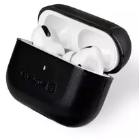 apple ausines - Korpuso galas, galinis dangtelis Evelatus               Leather Protective Case for Apple AirPods Pro       Brown - 3 nuotrauka