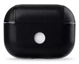 apple ausines - Korpuso galas, galinis dangtelis Evelatus               Leather Protective Case for Apple AirPods Pro       Brown - 4 nuotrauka