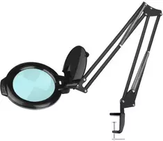 lempa lupa kosmetologine - Activeshop GLOW Moonlight 8013/6 kosmetologinė LED lempa-lupa Juoda (Black) - 1 nuotrauka