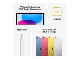 ipad 256gb - Apple iPad 11" A16 256GB Wi-Fi Rožinis (Pink) - 6 nuotrauka