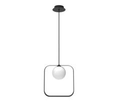 pakabinamos juodos lubos - Candellux Tula Pendant Lamp Square 28W G9 Black - 2 nuotrauka