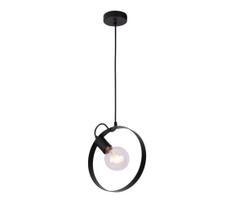 pakabinamos juodos lubos - Candellux Nexo 40W E27 Hanging Ceiling Lamp Black - 2 nuotrauka