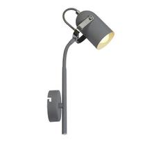 kryptinis sviestuvas - Candellux Gray 40W E14 Wall Lamp Gray - 2 nuotrauka