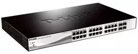 desktopus - D-Link | 28-Port Gigabit Smart Managed PoE Switch | DGS-1210-28P | Managed L2  | Desktop | Power supply type External | DGS-1210-28P/E - 2 nuotrauka