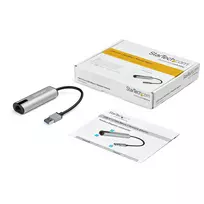 usb a ethernet rj45 - StarTech US2GA30 2.5G Ethernet adapteris USB-A, Baltas (White) - 2 nuotrauka