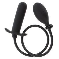 Hidden Desire Extreme Inflatable Smooth Plug Starter, juodas (Black)