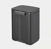 smelis - Brabantia Bo Waste Bin 4l Matt Black - 3 nuotrauka