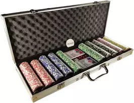 korteliu zaidimai - EXTRALINK Rinkinys Pokerio žaidimui PREMIUM, EX.99618 - 1 nuotrauka