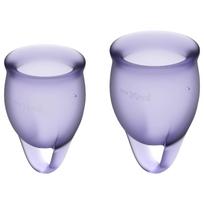 Satisfyer Feel Confident Menstrual Cup, violetinė (Purple)
