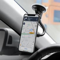 automobilinis magnetinis telefono laikiklis - Borofone HB18, lanksti kojelė,magnetinis - 3 nuotrauka