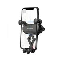 5 5 6 colio telefonai - Borofone BH19 tvirtinamas ant ventiliacijos grotelių, juodas - 5 nuotrauka