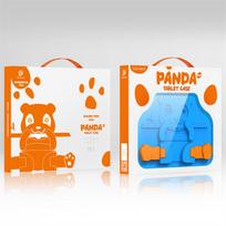 plansete 10 - Dėklas Dux Ducis Panda Samsung X200/X205 Tab A8 10.5 2021 rožinis - 4 nuotrauka