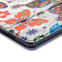 tab a8 deklas - Samsung X200/X205 Tab A8 10.5 2021 dėklas Smart Leather butterfly - 3 nuotrauka
