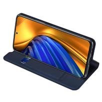 telefonas poco - Dux Ducis Skin Pro Xiaomi Poco F4 5G tamsiai mėlynas - 16 nuotrauka