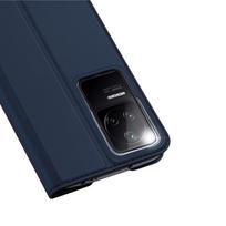 telefonas poco - Dux Ducis Skin Pro Xiaomi Poco F4 5G tamsiai mėlynas - 19 nuotrauka