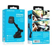magnetinis telefono laikiklis - Borofone BH21 Black - 2 nuotrauka