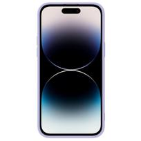 iphone 14 silikoninis deklas - Nillkin CamShield Silky Magnetic Silicone Apple iPhone 14 Plus šviesiai violetinis - 3 nuotrauka