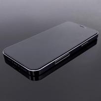 vision pro - Full Screen Tempered Glass with Frame Case Friendly Wozinsky Full Glue iPhone 15 Pro - Black - 8 nuotrauka