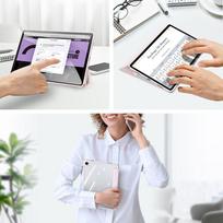 galaxy tab a9 - Dux Ducis "Toby Case with Flip Stand (11") Galaxy Tab A9 Plus" Pink - 2 nuotrauka