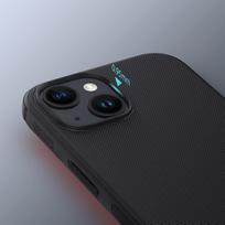 iphone 15 pro telefonai - Nillkin "Super Frosted Pro Back Cover Apple iPhone 15 Plus" Black - 10 nuotrauka