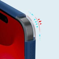 iphone 15 pro blue - Nillkin "Super Frosted Pro Back Cover Apple iPhone 15 Plus" Blue - 11 nuotrauka