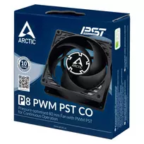 4 pin pwm - Arctic P8 PWM PST CO 80mm Black - 4 nuotrauka