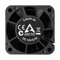 arctic fan 4 - Arctic S4028-6K Serverio Ventiliatorius 40mm Juodas (Black) - 7 nuotrauka