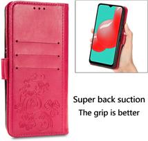 samsung galaxy a356 - HQ Flower book case for Galaxy A53 5G A536 Pink - 3 nuotrauka