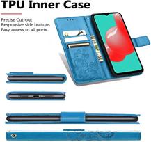 a16 5g deklas - Samsung "Flower Book Case" A165 A16 4G/A166 A16 5G Mėlynas (Blue) - 5 nuotrauka