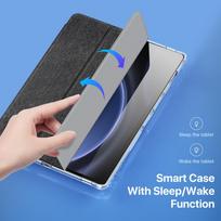 galaxy s9 tab fe - Dux Ducis Unid Samsung X810/X816 Tab S9 Plus/X610/X616 Tab S9 FE Plus juodas - 5 nuotrauka