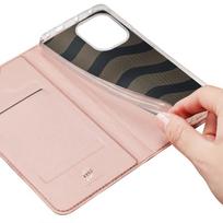 redmi note 14 5g atverciamas deklas - Dux Ducis Skin Pro dėklas Xiaomi Redmi Note 14 Pro 5G / Poco X7 Rožinis Aukso (Rose Gold) - 3 nuotrauka