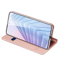 redmi note 14 5g atverciamas deklas - Dux Ducis Skin Pro dėklas Xiaomi Redmi Note 14 Pro 5G / Poco X7 Rožinis Aukso (Rose Gold) - 4 nuotrauka