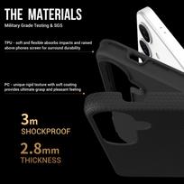 telefonas a55 - Perfectionists Triangle Case Samsung A55 5G Juodas (Black) - 4 nuotrauka
