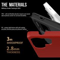samsung s22 ultra 5g - Perfectionists Triangle Case Samsung Galaxy S22 Ultra 5G Raudonas (Red) - 4 nuotrauka