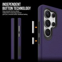 telefonas galaxy s25 ultra - Samsung Galaxy S25 Ultra Perfectionists Triangle Case - Violetinis (Purple) - 3 nuotrauka