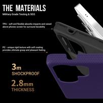 telefonas galaxy s25 ultra - Samsung Galaxy S25 Ultra Perfectionists Triangle Case - Violetinis (Purple) - 4 nuotrauka