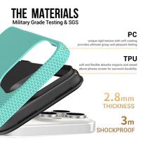 iphone 13 pro max deklas - Perfectionists Triangle Mag Case Apple iPhone 13 Pro Max Žalias (Green) - 3 nuotrauka