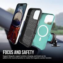iphone 13 pro max deklas - Perfectionists Triangle Mag Case Apple iPhone 13 Pro Max Žalias (Green) - 6 nuotrauka