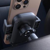 holderai - Automobilinis telefono laikiklis Joyroom JR-OK6 juodas (Air Vent) - 5 nuotrauka